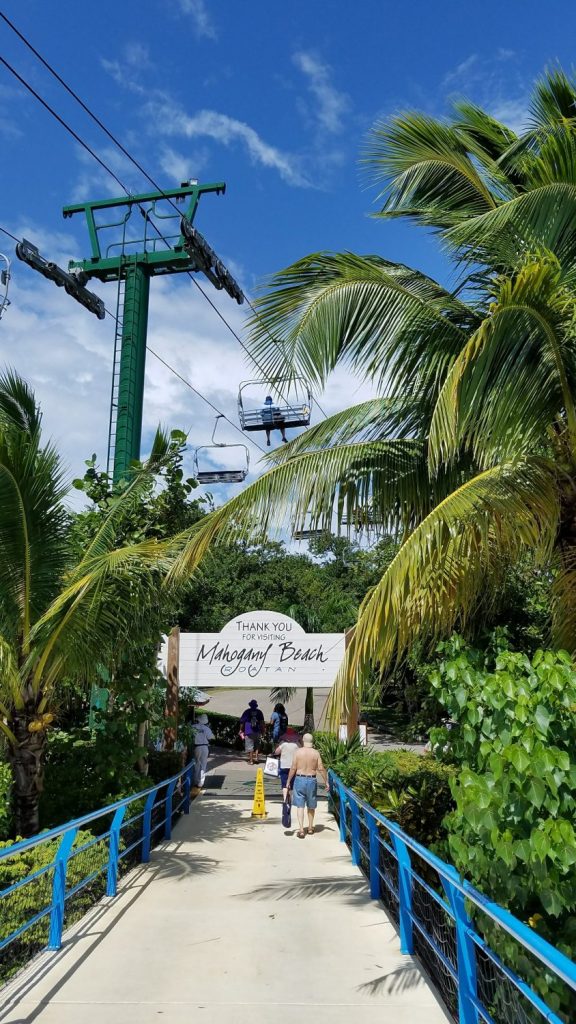 A walk through tour of Mahogany Beach located at Mahogany Bay, Roatan.